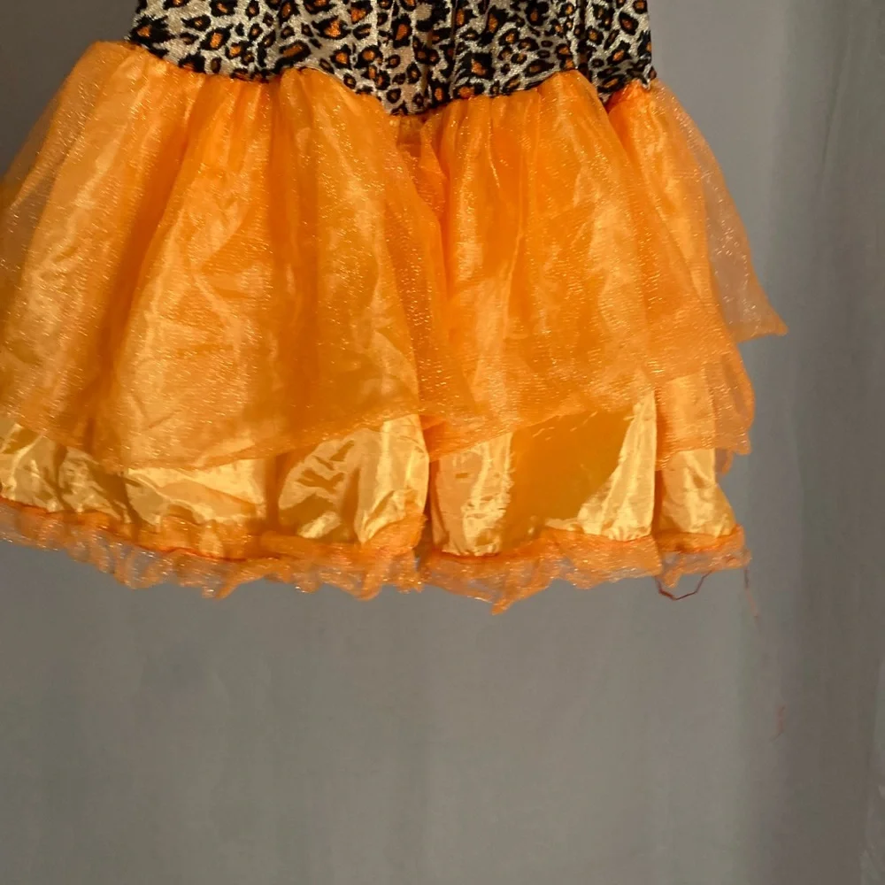 Leopard sparkle skirt one size fits all elastic